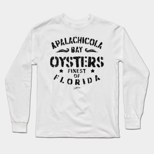 Apalachicola Bay, Florida - Oysters Long Sleeve T-Shirt